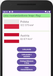 ListView- lista rozwijalna Android Studio Kotlin