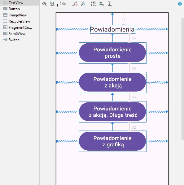 Android Studio tworzenie powiadomień