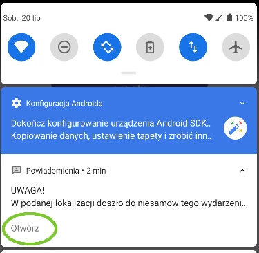 Android Studio Notification