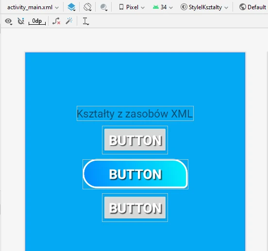 Android Studio file shape