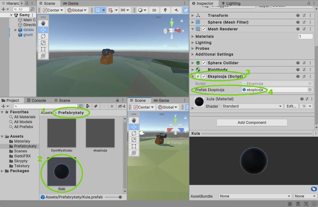 prefab Particle System Unity