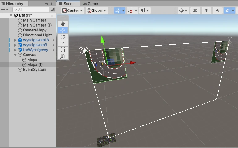 mini mapa drugiego gracza Unity