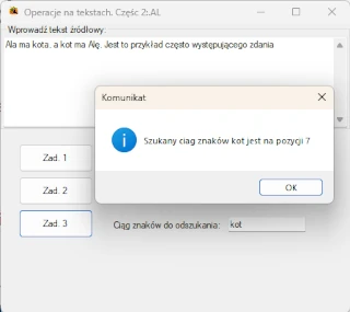 Operacje na tekstach. Część 2