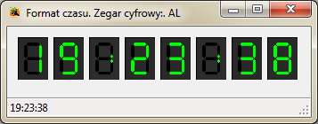 zegar cyfrowy, visual studio c#