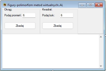 polimorfizm aplikacja. Visual Studio C#