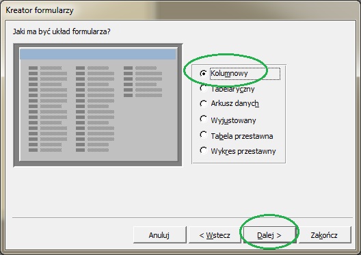 Tworzenie Formularzy W Relacyjnej Bazie Danych Klasa 3 3356